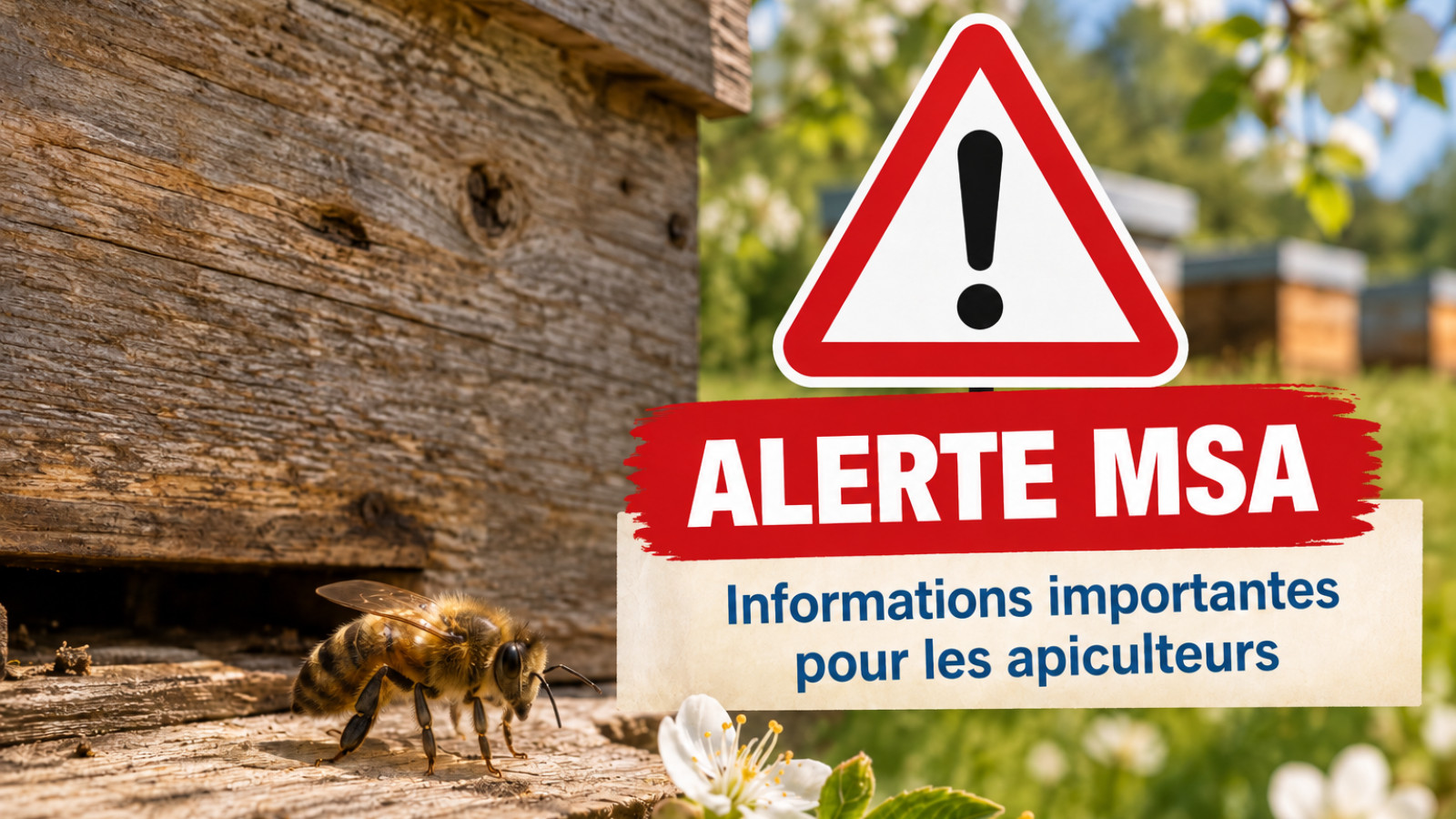 La MSA affilie d’office et à tort des apiculteurs déclarant moins de 50 ruches