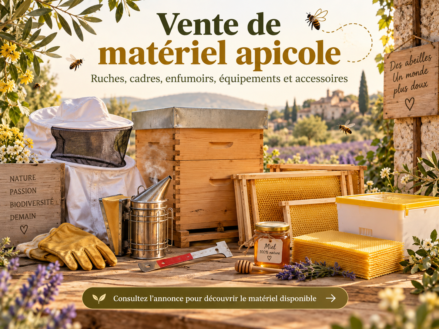 MATÉRIEL D’APICULTURE